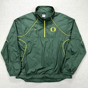Nike Oregon Ducks Storm-Fit Pullover Jacket Men's L Green NCAA College Football